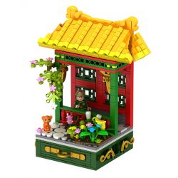 WEKKI 506002 506003 506004 506005 non  4 GIÁO PHÁI CỦA PHONG CẢNH LỄ HỘI MÙA XUÂN VẺ ĐẸP HÈ THU MUỘN CON MÈO HOÀNG GIA ĐƯỢC GLUCKED CÁC ĐIỂM THAM QUAN SÁP NGHE TUYẾT bộ đồ chơi xếp lắp ráp ghép mô hình 1792 khối