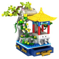 WEKKI 506002 506003 506004 506005 non  4 GIÁO PHÁI CỦA PHONG CẢNH LỄ HỘI MÙA XUÂN VẺ ĐẸP HÈ THU MUỘN CON MÈO HOÀNG GIA ĐƯỢC GLUCKED CÁC ĐIỂM THAM QUAN SÁP NGHE TUYẾT bộ đồ chơi xếp lắp ráp ghép mô hình 1792 khối