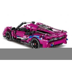 GBL KY1091 1091 non  SIÊU XE VEN MÀU ĐỎ TƯƠI KÉO LÙI bộ đồ chơi xếp lắp ráp ghép mô hình  Kỹ Thuật Công Nghệ Cao Mô Hình Phương Tiện 503 khối