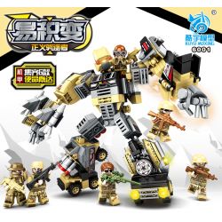 KUYU MOXING 6001 non  KẺ HỦY DIỆT CÔNG LÝ YIJICHANG 6 PHONG CÁCH bộ đồ chơi xếp lắp ráp ghép mô hình Military Army Quân Sự Bộ Đội 587 khối