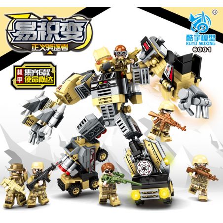 KUYU MOXING 6001 non  KẺ HỦY DIỆT CÔNG LÝ YIJICHANG 6 PHONG CÁCH bộ đồ chơi xếp lắp ráp ghép mô hình Military Army Quân Sự Bộ Đội 587 khối