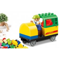 HUIMEI STAR CITY XING DOU CHENG HM108 Xếp hình kiểu    The Train Have Some Blocks Tàu Hỏa Với Các Khối Xếp Số 80 khối