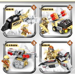 KUYU MOXING 6001 non  KẺ HỦY DIỆT CÔNG LÝ YIJICHANG 6 PHONG CÁCH bộ đồ chơi xếp lắp ráp ghép mô hình Military Army Quân Sự Bộ Đội 587 khối