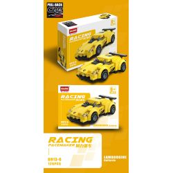 HSANHE 6913 non  MANG ĐUA 6 MÔ HÌNH bộ đồ chơi xếp lắp ráp ghép mô hình Racers RACING PACEMAKER Đua Tốc Độ 763 khối