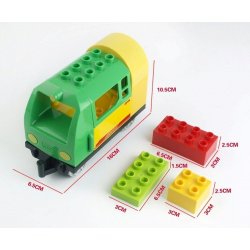 HUIMEI STAR CITY XING DOU CHENG HM108 Xếp hình kiểu    The Train Have Some Blocks Tàu Hỏa Với Các Khối Xếp Số 80 khối