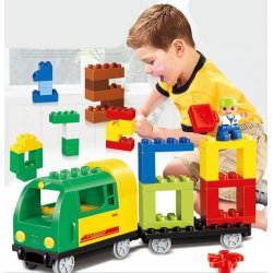 HUIMEI STAR CITY XING DOU CHENG HM108 Xếp hình kiểu    The Train Have Some Blocks Tàu Hỏa Với Các Khối Xếp Số 80 khối