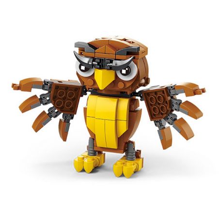 ACHKO 10022 non  SIBERIAN MECHAHỔ CÚ bộ đồ chơi xếp lắp ráp ghép mô hình Creator 3 In 1 SIBERIAN ROBOT TIGER OWL Sáng Tạo Với 3 Mẫu 194 khối