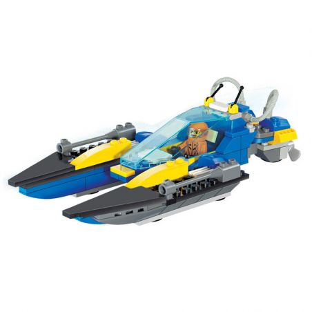 Bozhi 6031 non  TÀU CAO TỐC LỐC XOÁY bộ đồ chơi xếp lắp ráp ghép mô hình City Thành Phố 139 khối