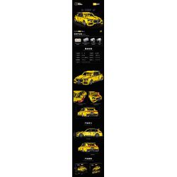 CACO C024 non  MERCEDES BENZ A45 AMG tỷ lệ 1:14 bộ đồ chơi xếp lắp ráp ghép mô hình  CONCEPT Kỹ Thuật Công Nghệ Cao Mô Hình Phương Tiện 1870 khối