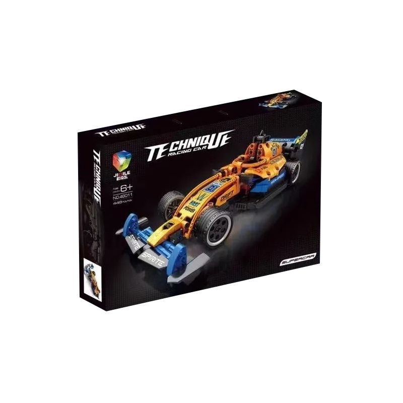 JIQILE 48011 non  XE CÔNG THỨC 1 bộ đồ chơi xếp lắp ráp ghép mô hình  Kỹ Thuật Công Nghệ Cao Mô Hình Phương Tiện 448 khối