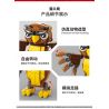ACHKO 10022 non  SIBERIAN MECHAHỔ CÚ bộ đồ chơi xếp lắp ráp ghép mô hình Creator 3 In 1 SIBERIAN ROBOT TIGER OWL Sáng Tạo Với 3 Mẫu 194 khối