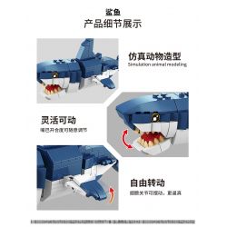 ACHKO 10022 non  SIBERIAN MECHAHỔ CÚ bộ đồ chơi xếp lắp ráp ghép mô hình Creator 3 In 1 SIBERIAN ROBOT TIGER OWL Sáng Tạo Với 3 Mẫu 194 khối