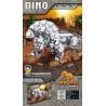 JIQILE 43019 non  TRICERATOPS bộ đồ chơi xếp lắp ráp ghép mô hình NEW IDEAS DINO TRICERATOPS 697 khối