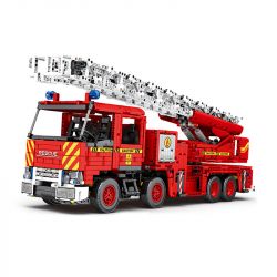 REOBRIX 22005 non  XE CỨU HỎA LỤC ĐỊA bộ đồ chơi xếp lắp ráp ghép mô hình  MECHANICAL FIRE ENGINE Kỹ Thuật Công Nghệ Cao Mô Hình Phương Tiện 3266 khối