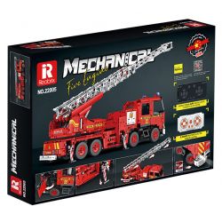 REOBRIX 22005 non  XE CỨU HỎA LỤC ĐỊA bộ đồ chơi xếp lắp ráp ghép mô hình  MECHANICAL FIRE ENGINE Kỹ Thuật Công Nghệ Cao Mô Hình Phương Tiện 3266 khối