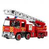 REOBRIX 22005 non  XE CỨU HỎA LỤC ĐỊA bộ đồ chơi xếp lắp ráp ghép mô hình  MECHANICAL FIRE ENGINE Kỹ Thuật Công Nghệ Cao Mô Hình Phương Tiện 3266 khối