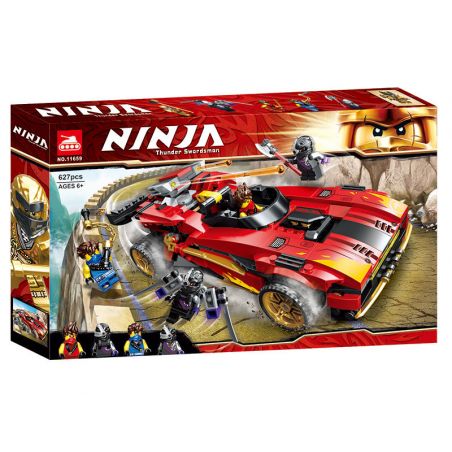 NOT  X-1 NINJA SUPERCAR 71737 7189 99902 TANK 11659 xếp lắp ráp ghép mô hình BỘ SẠC X-1 NINJA The  Ninjago Movie Ninja Lốc Xoáy 599 khối