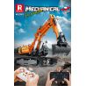 REOBRIX 22003 non  MÁY XÚC. bộ đồ chơi xếp lắp ráp ghép mô hình  MECHANICAL EXCAVATOR Kỹ Thuật Công Nghệ Cao Mô Hình Phương Tiện 1106 khối