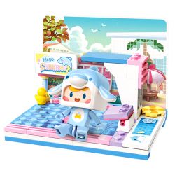 QMAN ENLIGHTEN KEEPPLEY 72030 non  MINI WORLD HAPPY CAMPUS 6 MÔ HÌNH SÂN BÓNG RỔ SÔI ĐỘNG PHÒNG VẼ TRANH NGHỆ THUẬT CHĂM SÓC SỨC KHỎE CUNG THIÊN VĂN KHOA HỌC HỒ BƠI MÁT MẺ LỚP NHỎ ẤM ÁP bộ đồ chơi xếp lắp ráp ghép mô hình Movie & Game Phim Và Trò Chơi