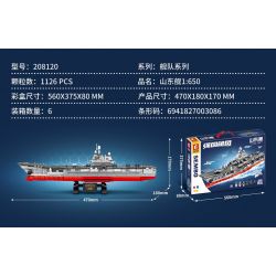 SEMBO 208120 non  TÀU SƠN ĐÔNG tỷ lệ 1:650 bộ đồ chơi xếp lắp ráp ghép mô hình 1126 khối