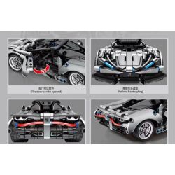 SEMBO 701055 non  XE THỂ THAO GENESIS EATER tỷ lệ 1:18 bộ đồ chơi xếp lắp ráp ghép mô hình  Kỹ Thuật Công Nghệ Cao Mô Hình Phương Tiện 384 khối