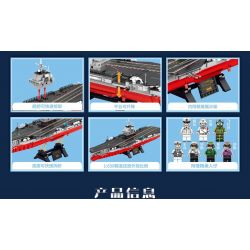 SEMBO 208119 non  TÀU PHÚC KIẾN tỷ lệ 1:650 bộ đồ chơi xếp lắp ráp ghép mô hình 1452 khối