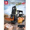 REOBRIX 22002 non  XE NÂNG KỸ THUẬT bộ đồ chơi xếp lắp ráp ghép mô hình  MECHANICAL FORKLIFT Kỹ Thuật Công Nghệ Cao Mô Hình Phương Tiện 722 khối