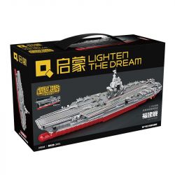 QMAN ENLIGHTEN KEEPPLEY 23018 non  CHIẾN TRƯỜNG TÀU SÂN BAY NỘI ĐỊA PHÚC KIẾN tỷ lệ 1:395 bộ đồ chơi xếp lắp ráp ghép mô hình Military Army COMBAT ZONE Quân Sự Bộ Đội 3031 khối