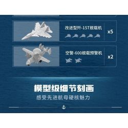 QMAN ENLIGHTEN KEEPPLEY 23018 non  CHIẾN TRƯỜNG TÀU SÂN BAY NỘI ĐỊA PHÚC KIẾN tỷ lệ 1:395 bộ đồ chơi xếp lắp ráp ghép mô hình Military Army COMBAT ZONE Quân Sự Bộ Đội 3031 khối