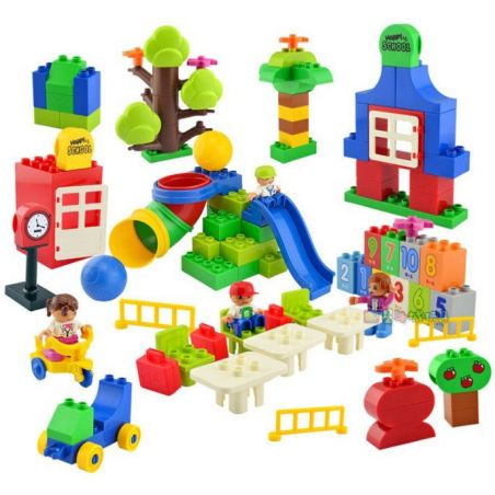 HUIMEI STAR CITY XING DOU CHENG HM135 Xếp hình kiểu    Trường Học Hạnh Phúc 106 khối