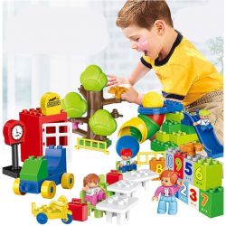 HUIMEI STAR CITY XING DOU CHENG HM135 Xếp hình kiểu    Trường Học Hạnh Phúc 106 khối