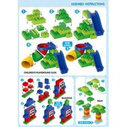 HUIMEI STAR CITY XING DOU CHENG HM135 Xếp hình kiểu    Trường Học Hạnh Phúc 106 khối