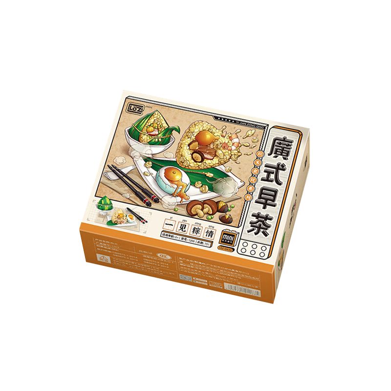 LOZ 1266 non  TRÀ BUỔI SÁNG KIỂU QUẢNG ĐÔNG YÊU TỪ CÁI NHÌN ĐẦU TIÊN bộ đồ chơi xếp lắp ráp ghép mô hình 751 khối