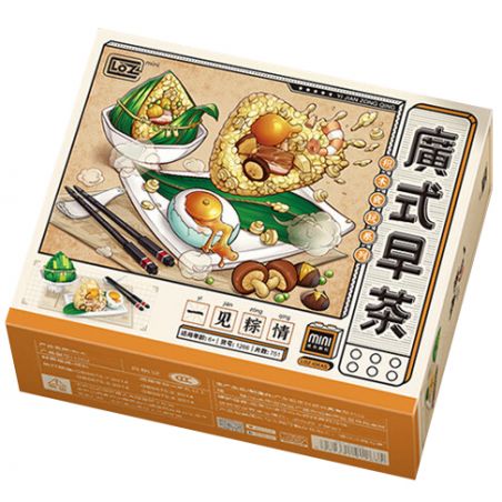 LOZ 1266 non  TRÀ BUỔI SÁNG KIỂU QUẢNG ĐÔNG YÊU TỪ CÁI NHÌN ĐẦU TIÊN bộ đồ chơi xếp lắp ráp ghép mô hình 751 khối