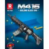 REOBRIX 77004 non  SÚNG TRƯỜNG TẤN CÔNG M416. bộ đồ chơi xếp lắp ráp ghép mô hình Gun 1188 khối
