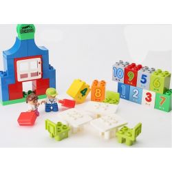 HUIMEI STAR CITY XING DOU CHENG HM135 Xếp hình kiểu    Trường Học Hạnh Phúc 106 khối