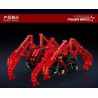 MouldKing 15053 Mould King 15053 non  NHỆN ĐỎ bộ đồ chơi xếp lắp ráp ghép mô hình  RED SPIDER Kỹ Thuật Công Nghệ Cao Mô Hình Phương Tiện 818 khối
