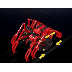 MouldKing 15053 Mould King 15053 non  NHỆN ĐỎ bộ đồ chơi xếp lắp ráp ghép mô hình  RED SPIDER Kỹ Thuật Công Nghệ Cao Mô Hình Phương Tiện 818 khối