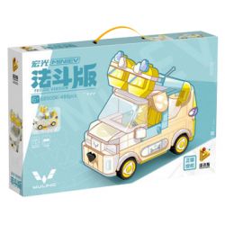 PanlosBrick 685006 Panlos Brick 685006 non  WULING HONGGUANG PHIÊN BẢN MINIEV FADOU bộ đồ chơi xếp lắp ráp ghép mô hình Racers Đua Tốc Độ 488 khối