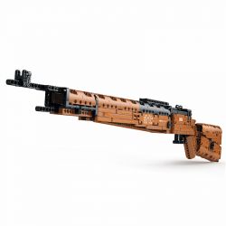 REOBRIX 77003 non  MASTER KAR98K. bộ đồ chơi xếp lắp ráp ghép mô hình Gun KARABINER 98K Súng 1028 khối