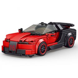 MouldKing 27027 Mould King 27027 non  VỊ LONG bộ đồ chơi xếp lắp ráp ghép mô hình Speed Champions Racing Cars Đua Xe Công Thức 370 khối