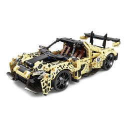 QuanGuan 100158 Quan Guan 100158 non  SUZAKU MECHA 4 KẾT HỢP bộ đồ chơi xếp lắp ráp ghép mô hình RACING DEFORMATION