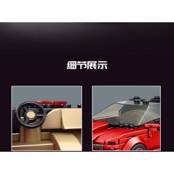 MouldKing 27027 Mould King 27027 non  VỊ LONG bộ đồ chơi xếp lắp ráp ghép mô hình Speed Champions Racing Cars Đua Xe Công Thức 370 khối