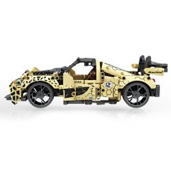 QuanGuan 100158 Quan Guan 100158 non  SUZAKU MECHA 4 KẾT HỢP bộ đồ chơi xếp lắp ráp ghép mô hình RACING DEFORMATION