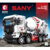 SEMBO 712037 non  XE TRỘN BÊ TÔNG & MÁY BƠM RƠ MOOC bộ đồ chơi xếp lắp ráp ghép mô hình Lung Tung Thuộc Nhiều Thể Loại 2021 khối