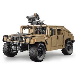 CADA DOUBLEE C61036 61036 non  XE ĐỊA HÌNH QUÂN SỰ HUMMER H1 8 tỷ lệ 1:8 bộ đồ chơi xếp lắp ráp ghép mô hình HUMVEE 3935 khối