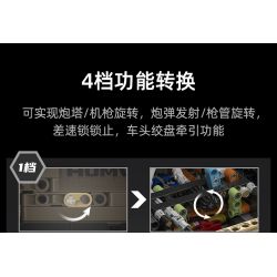 CADA DOUBLEE C61036 61036 non  XE ĐỊA HÌNH QUÂN SỰ HUMMER H1 8 tỷ lệ 1:8 bộ đồ chơi xếp lắp ráp ghép mô hình HUMVEE 3935 khối