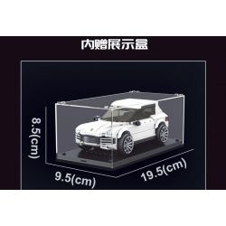 MouldKing 27025 Mould King 27025 non  PORSCHE CAYENNE bộ đồ chơi xếp lắp ráp ghép mô hình Speed Champions Racing Cars Đua Xe Công Thức 415 khối