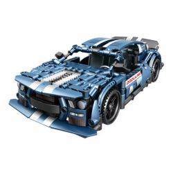 QIAO LE TONG 2314 non  SIÊU XE VOLT GT KÉO LẠI bộ đồ chơi xếp lắp ráp ghép mô hình Mini Racing Pacemaker Đua Xe Mini 465 khối