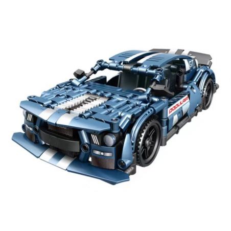 QIAO LE TONG 2314 non  SIÊU XE VOLT GT KÉO LẠI bộ đồ chơi xếp lắp ráp ghép mô hình Mini Racing Pacemaker Đua Xe Mini 465 khối